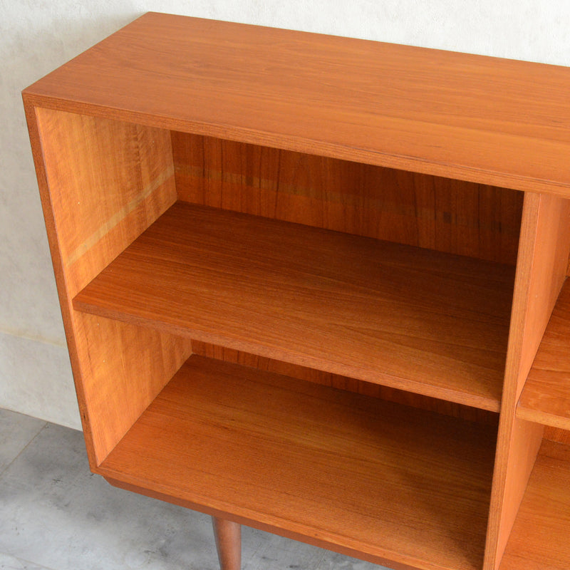 デンマーク ヴィンテージ　チーク2段 ブックシェルフ5-95