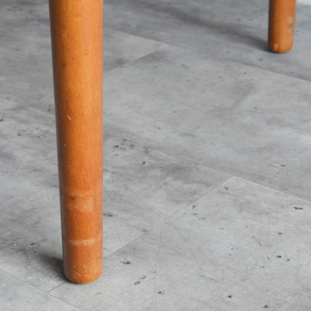 Jentique コンパクト エクステンション ラウンドテーブル99(天板剥離再塗装済)