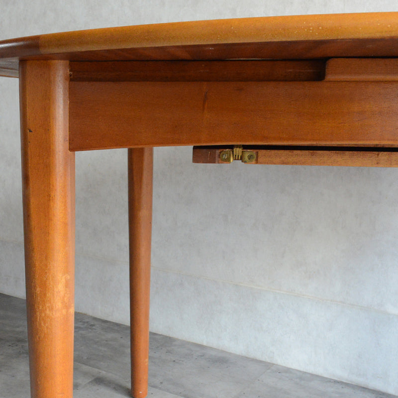 Jentique コンパクト エクステンション ラウンドテーブル99(天板剥離再塗装済)