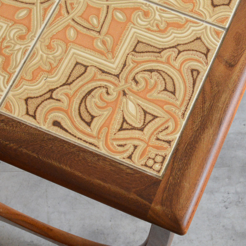 G-PLAN ジープラン タイルトップ ネストテーブル15（天板剝離再塗装済）