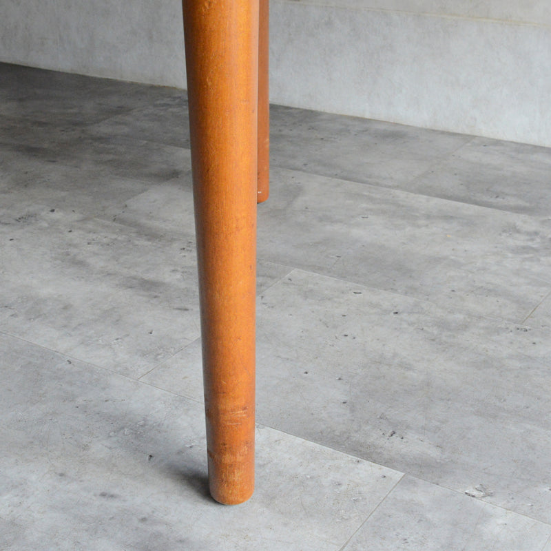 Jentique コンパクト エクステンション ラウンドテーブル99(天板剥離再塗装済)