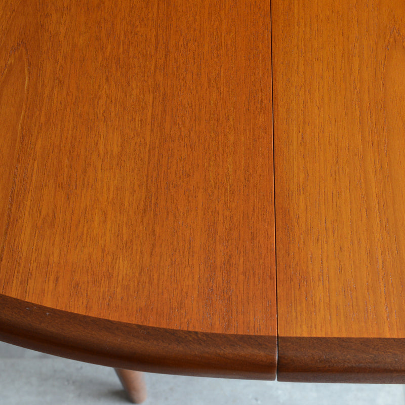 G-PLAN ジープラン　エクステンション ラウンドテーブル80(天板剥離再塗装）