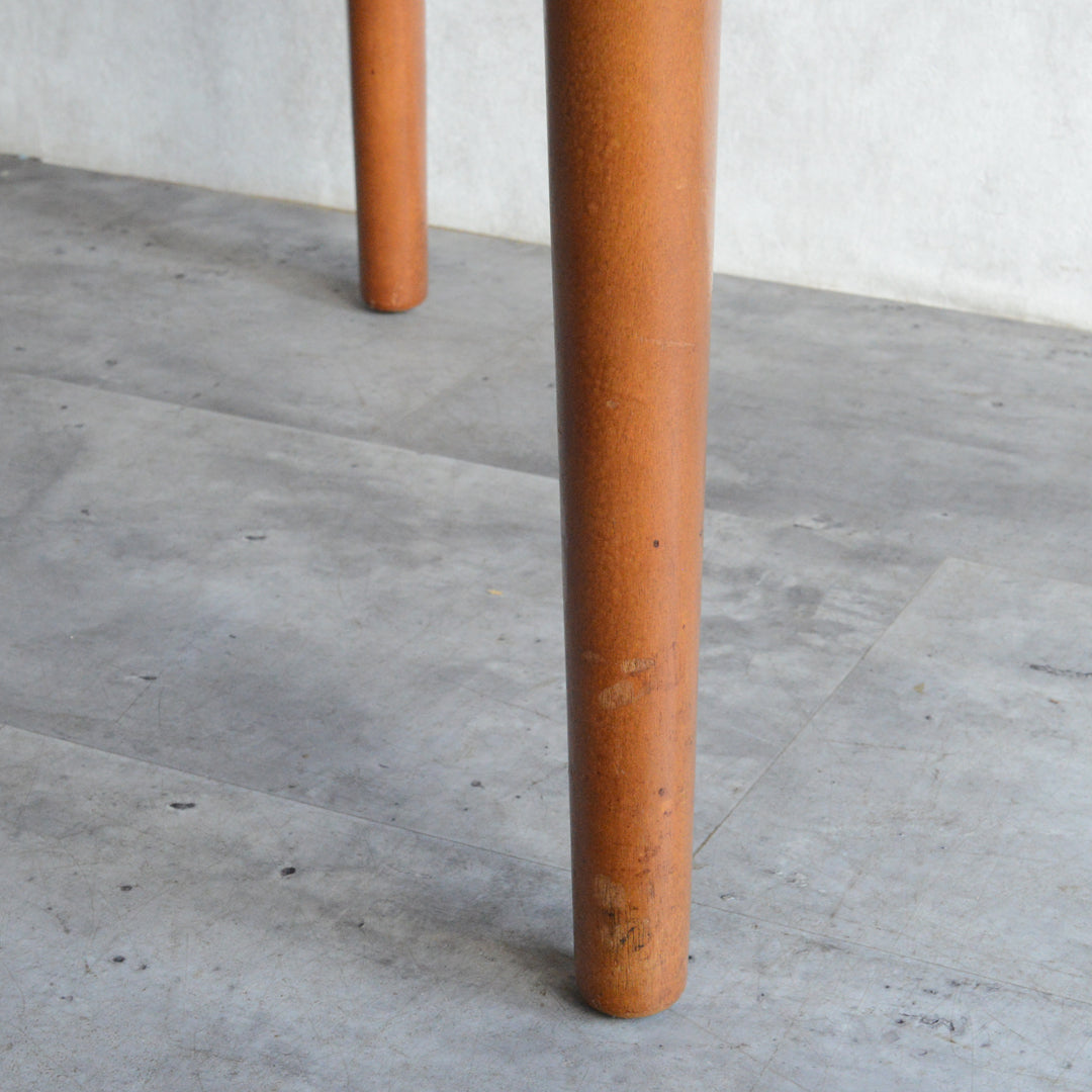 Jentique コンパクト エクステンション ラウンドテーブル99(天板剥離再塗装済)