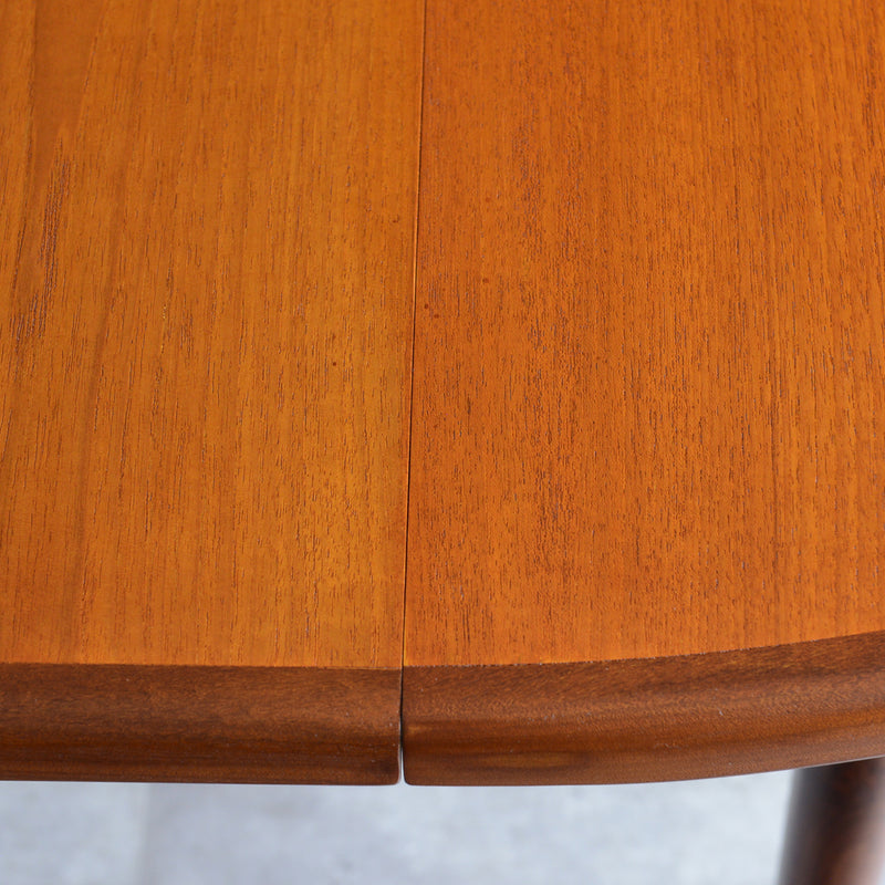 G-PLAN ジープラン　エクステンション ラウンドテーブル80(天板剥離再塗装）