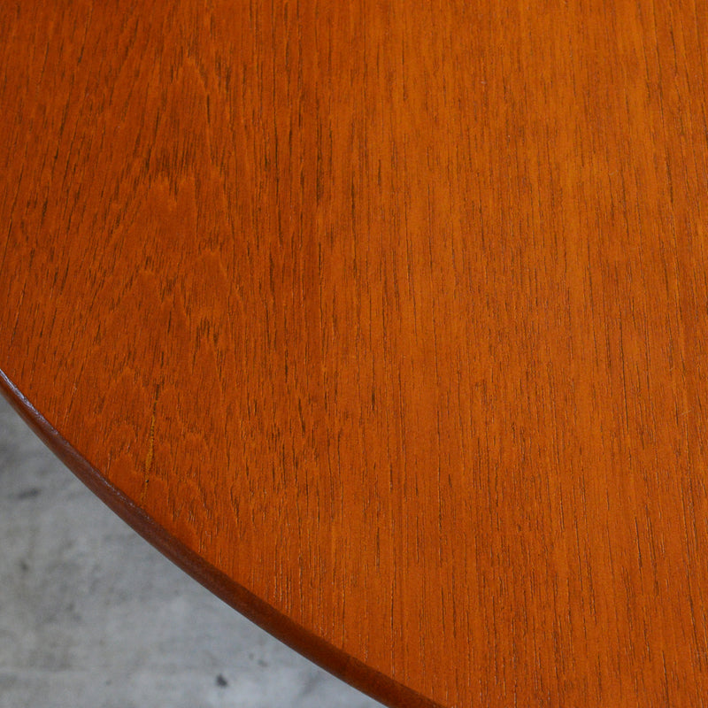 Jentique コンパクト エクステンション ラウンドテーブル 04 (天板剥離再塗装済)