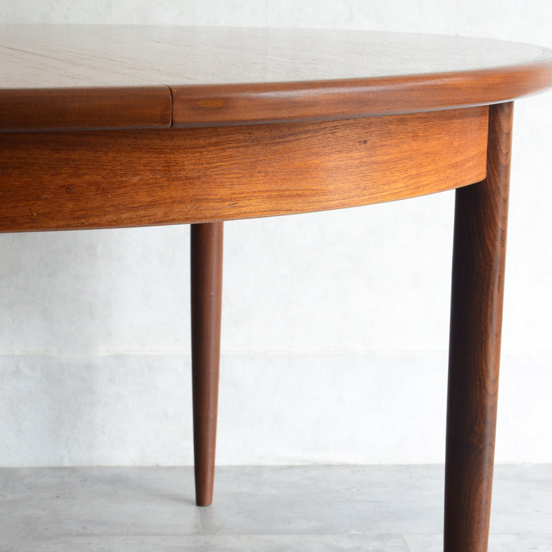 G-PLAN ジープラン　エクステンション ラウンドテーブル80(天板剥離再塗装）