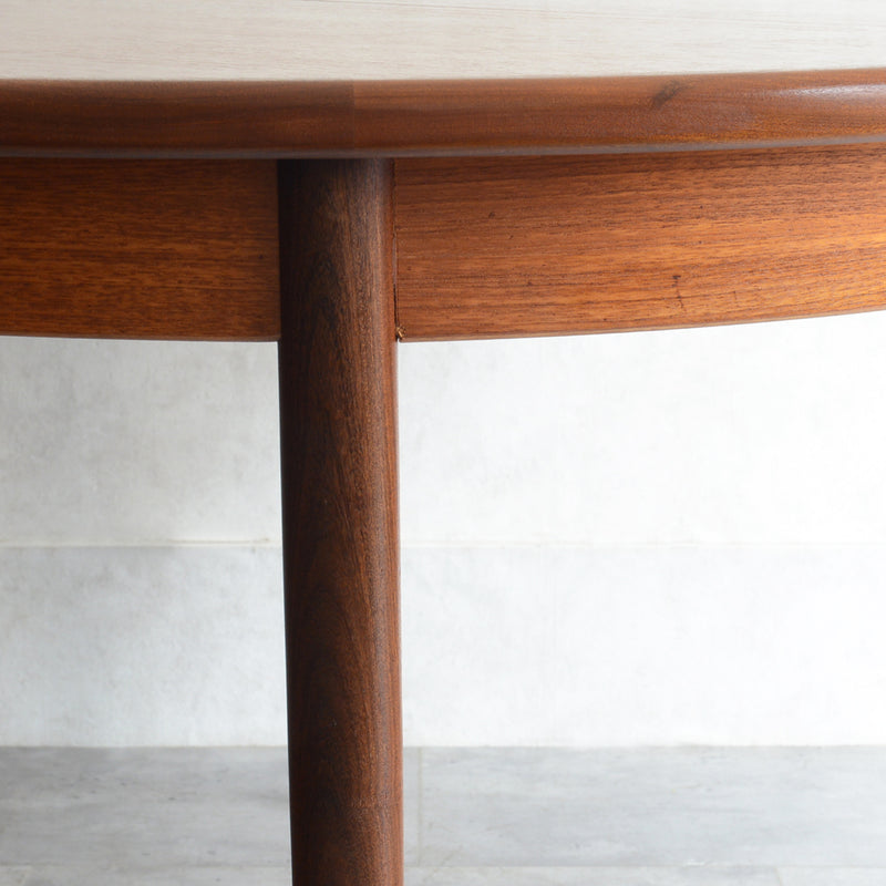 G-PLAN ジープラン　エクステンション ラウンドテーブル80(天板剥離再塗装）