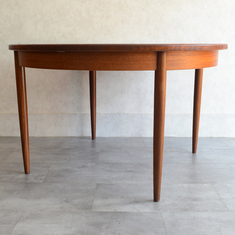 G-PLAN ジープラン エクステンション ラウンドテーブル84(天板剥離再塗装）