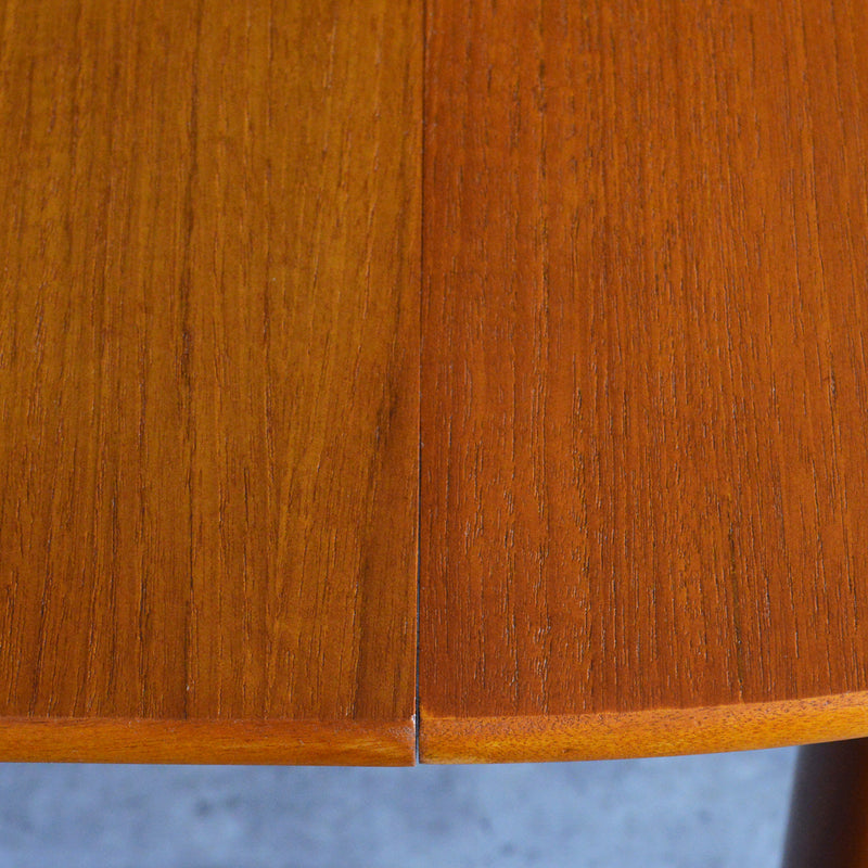 Jentique コンパクト エクステンション ラウンドテーブル 04 (天板剥離再塗装済)