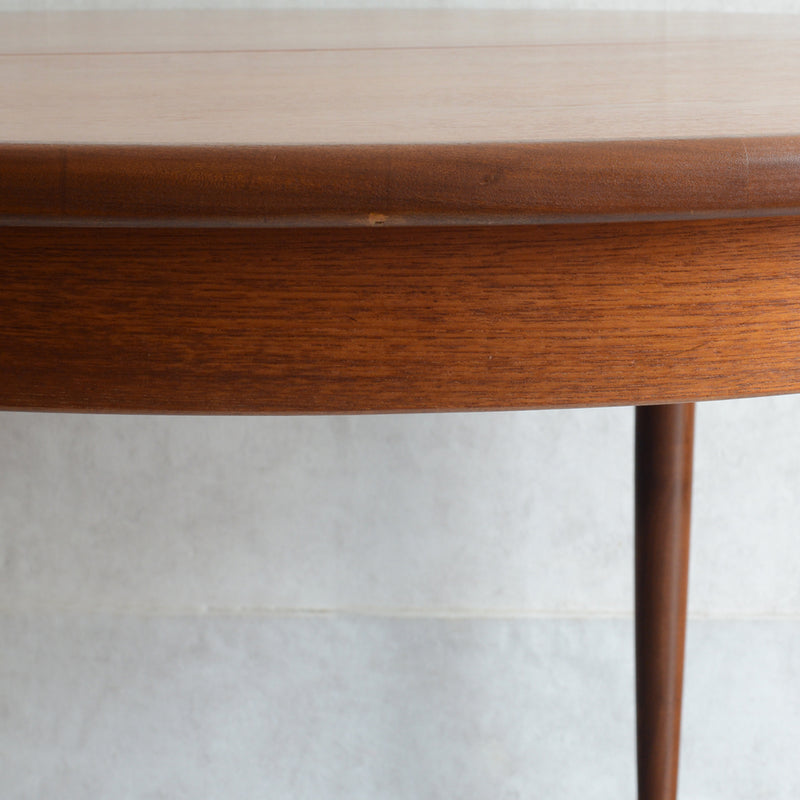 G-PLAN ジープラン　エクステンション ラウンドテーブル80(天板剥離再塗装）