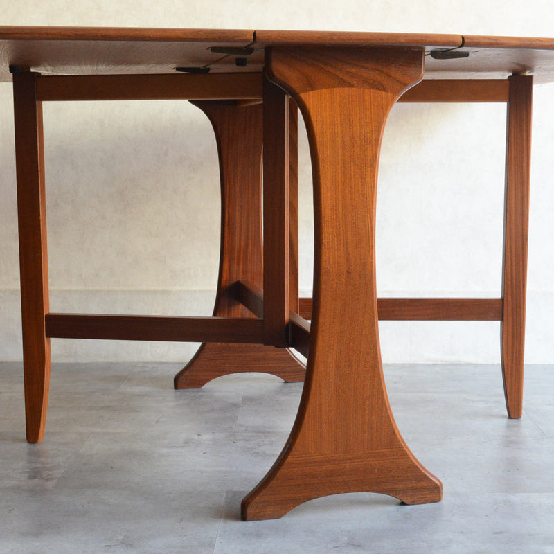 G-PLAN ジープラン  ゲートレッグ ダイニングテーブル 07 (天板剝離再塗装済）