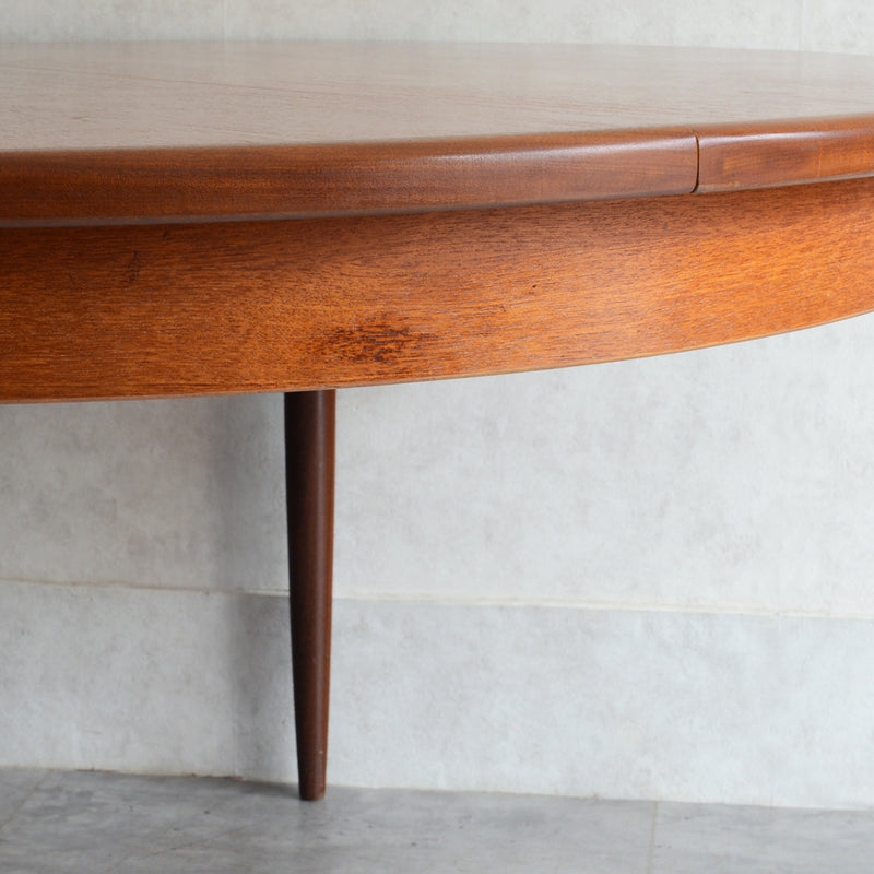 G-PLAN ジープラン　エクステンション ラウンドテーブル80(天板剥離再塗装）