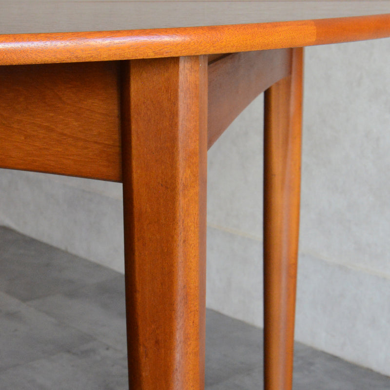 Jentique コンパクト エクステンション ラウンドテーブル 04 (天板剥離再塗装済)