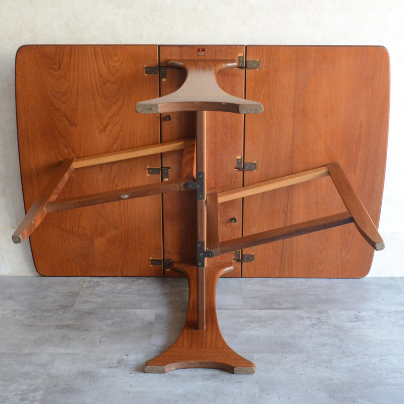 G-PLAN ジープラン  ゲートレッグ ダイニングテーブル 07 (天板剝離再塗装済）