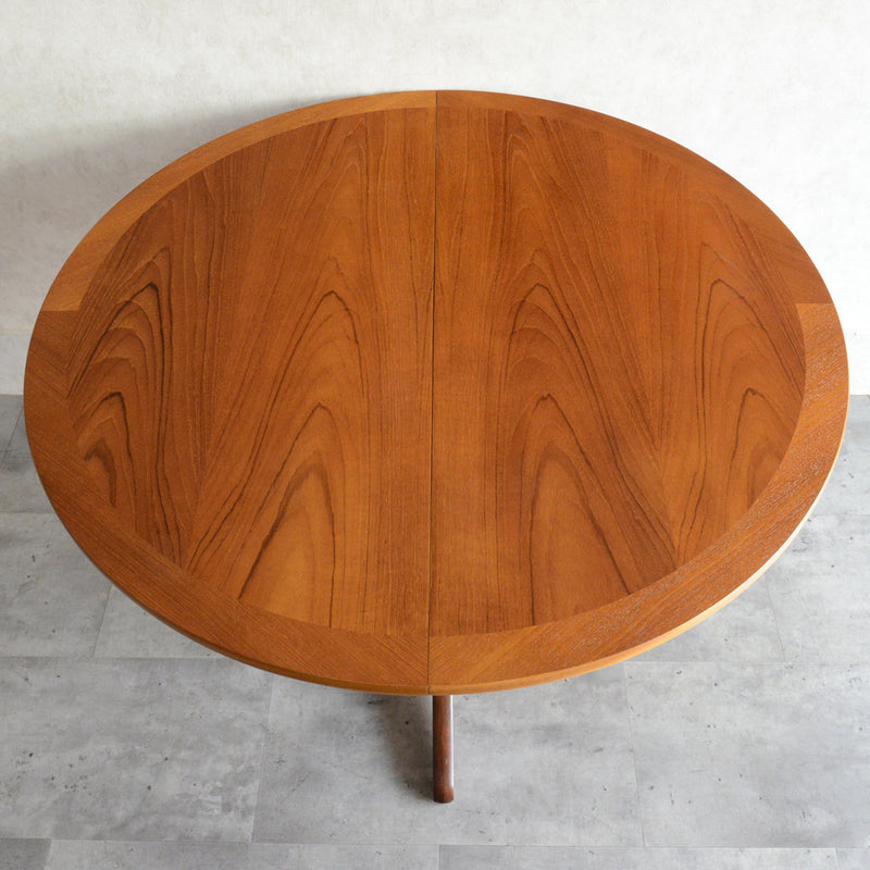 Nathan ネイサン エクステンション  コンパクトラウンドテーブル 98(天板剥離再塗装）