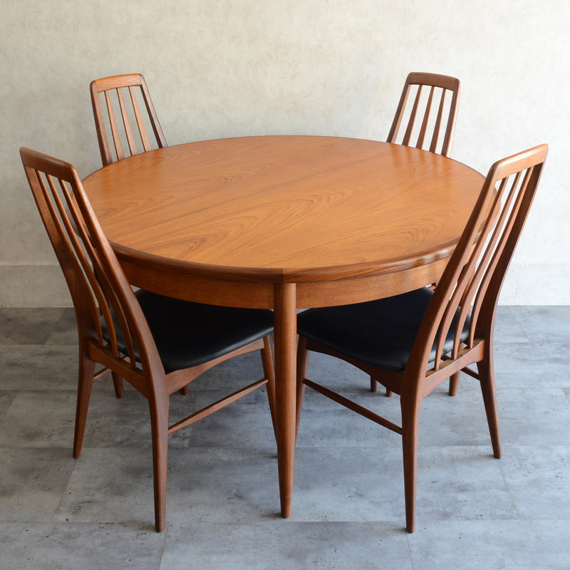 M様見学予約商品 G-PLAN ジープラン エクステンション ラウンドテーブル85 (天板剥離再塗装）