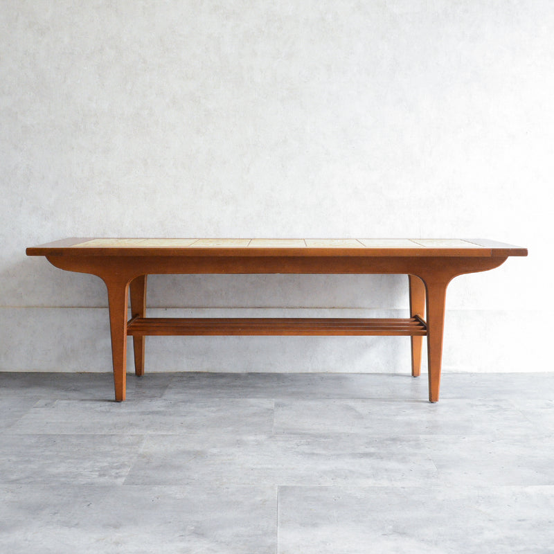 60s タイルトップローテーブル 46(木の実）