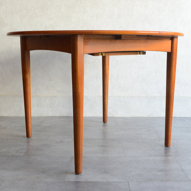 Jentique コンパクト エクステンション ラウンドテーブル 04 (天板剥離再塗装済)