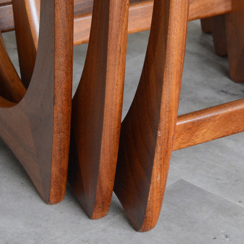 G-PLAN ジープラン タイルトップ ネストテーブル15（天板剝離再塗装済）