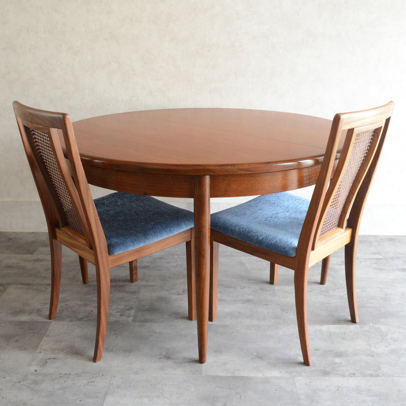 I様ご予約品　G-PLAN ジープラン エクステンション ラウンドテーブル 105 (天板剥離再塗装）