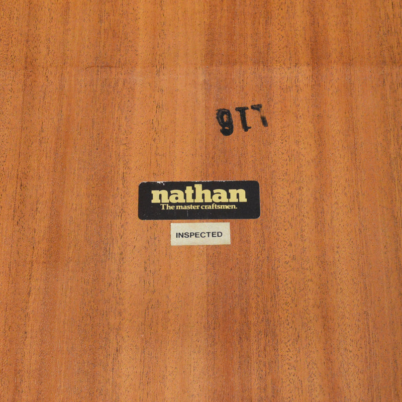 Nathan ネイサン エクステンション  コンパクトラウンドテーブル 98(天板剥離再塗装）