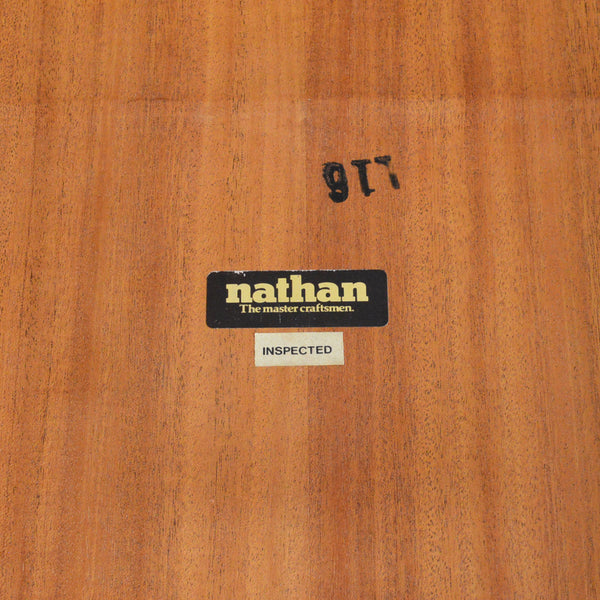 Nathan ネイサン エクステンション  コンパクトラウンドテーブル 98(天板剥離再塗装）