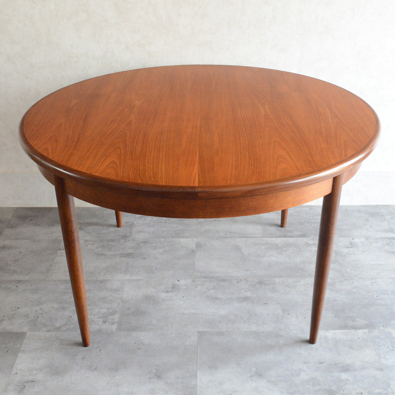 I様ご予約品　G-PLAN ジープラン エクステンション ラウンドテーブル 105 (天板剥離再塗装）