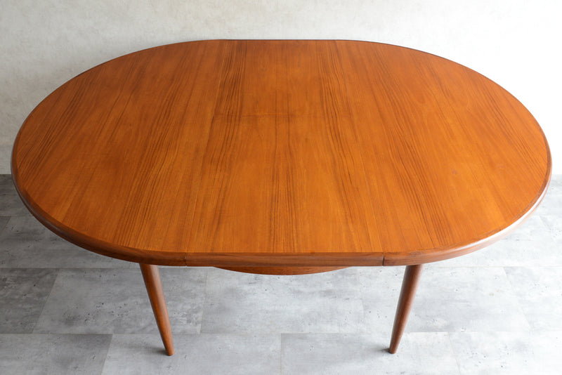 G-PLAN ジープラン　エクステンション ラウンドテーブル81(天板剥離再塗装）