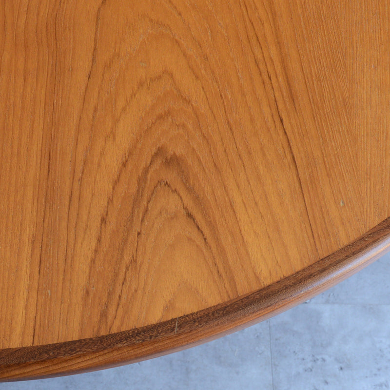 M様見学予約商品 G-PLAN ジープラン エクステンション ラウンドテーブル85 (天板剥離再塗装）