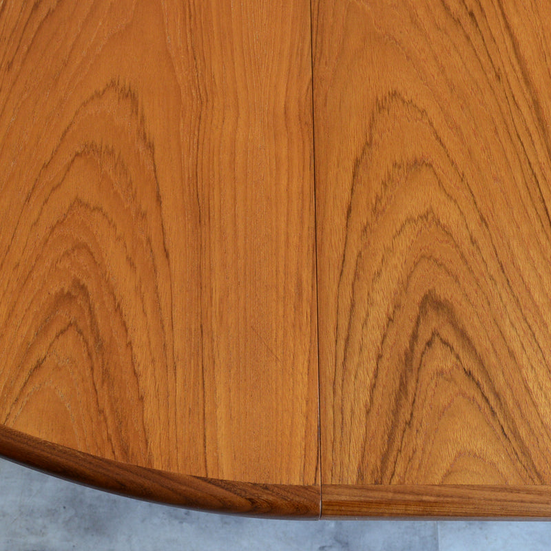 M様見学予約商品 G-PLAN ジープラン エクステンション ラウンドテーブル85 (天板剥離再塗装）