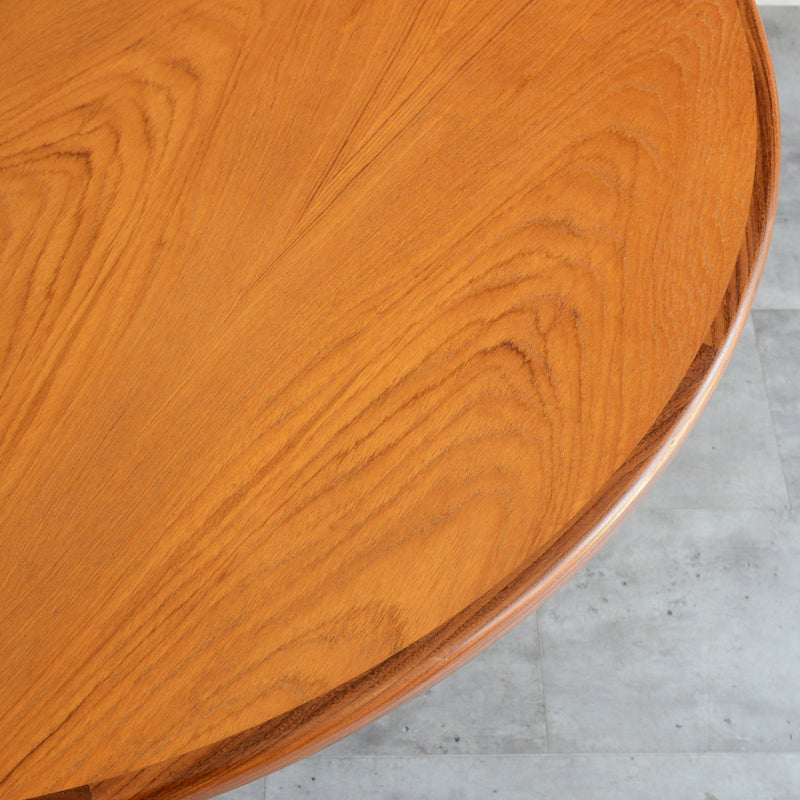 M様見学予約商品 G-PLAN ジープラン エクステンション ラウンドテーブル85 (天板剥離再塗装）