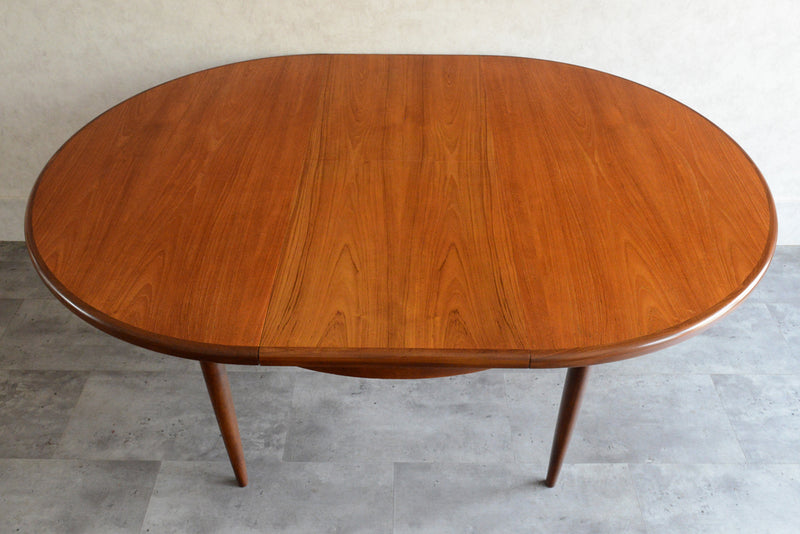 I様ご予約品　G-PLAN ジープラン エクステンション ラウンドテーブル 105 (天板剥離再塗装）