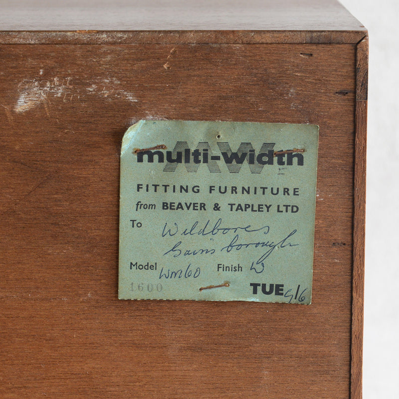 BEAVER&TAPLEY（ビーバー&タプレイ）  ガラスキャビネット 50 (木扉付）