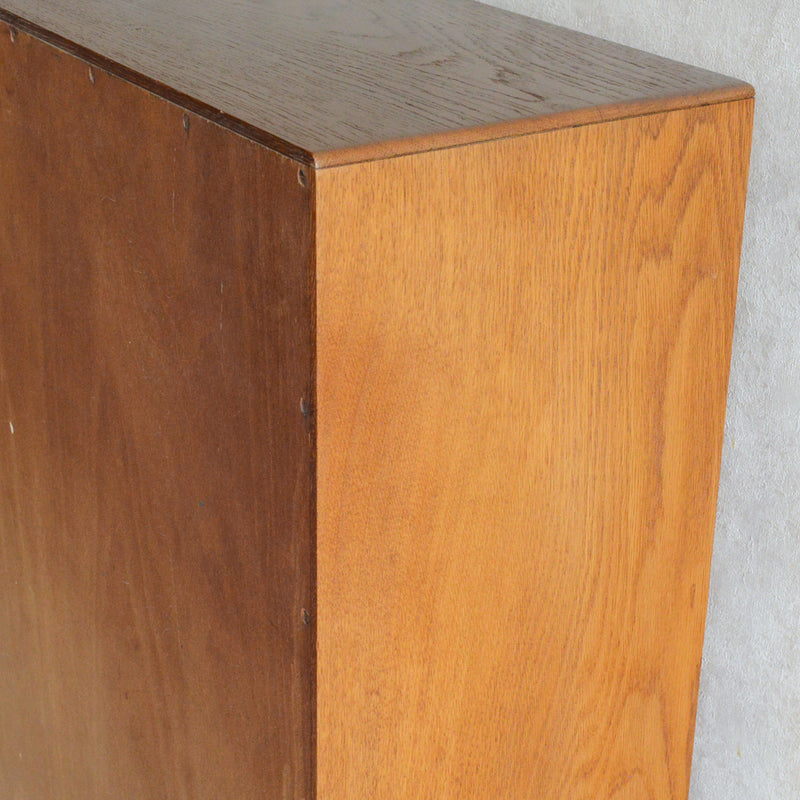 ミッドセンチュリー ヴィンテージ　オーク ガラスキャビネット 88