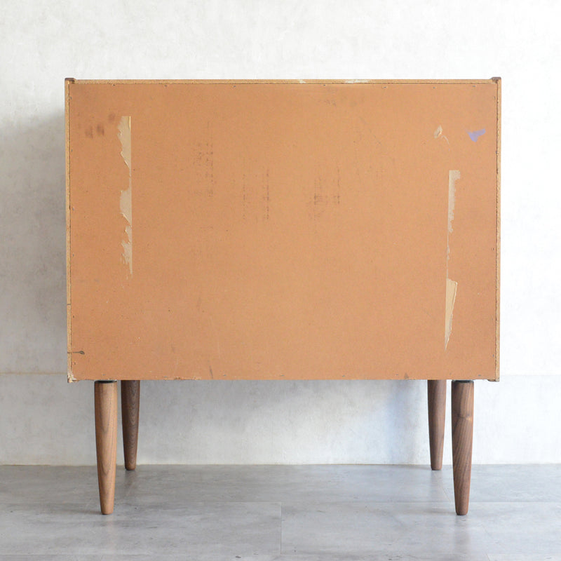 デンマーク ヴィンテージ  チーク４段チェスト 8-7