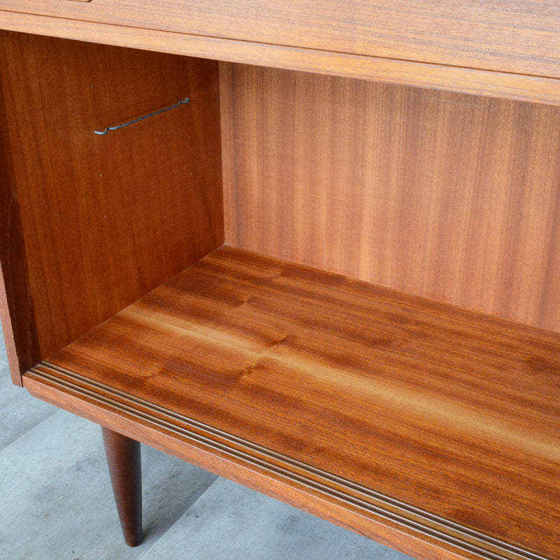 デンマークヴィンテージ 　抽斗付チークキャビネット  P-14