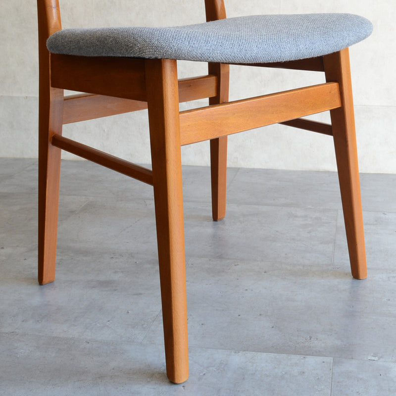 デンマークヴィンテージ ダイニングチェア 3-48(張替済・オイル仕上)