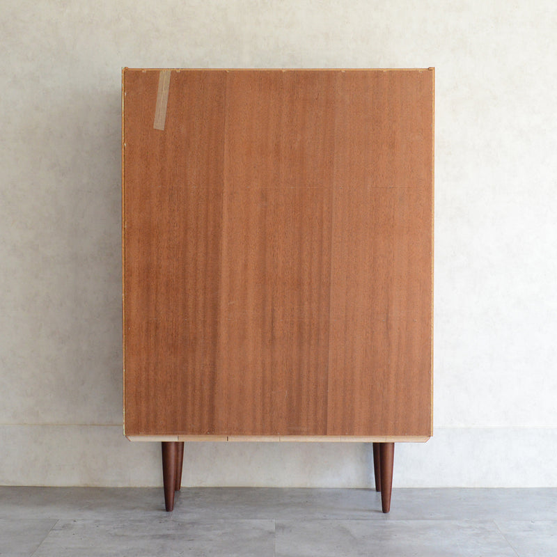 M様予約商品　デンマークヴィンテージ チークシェルフ(ガラス戸付）P-15