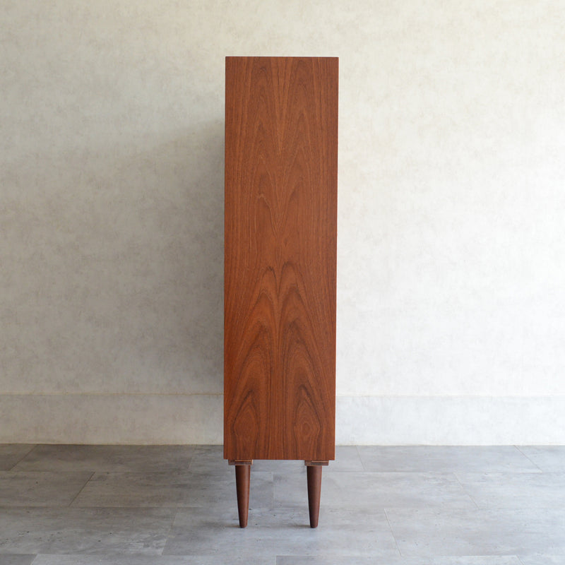 M様予約商品　デンマークヴィンテージ チークシェルフ(ガラス戸付）P-15