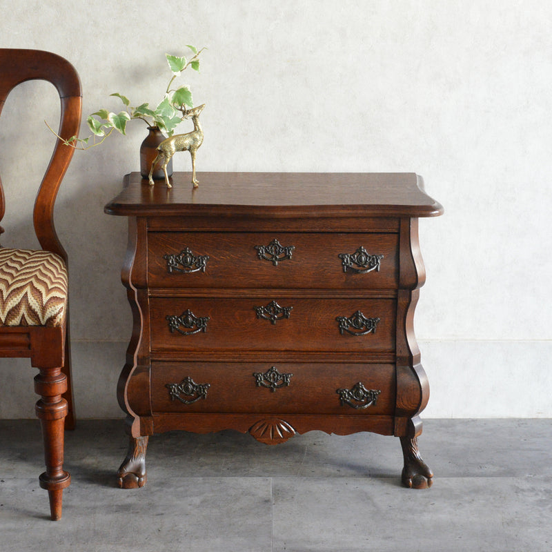 ベルギークラシック オーク 3段チェスト 04