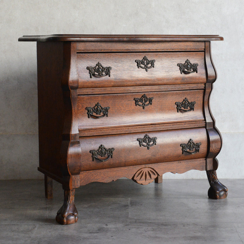 ベルギークラシック オーク 3段チェスト 04