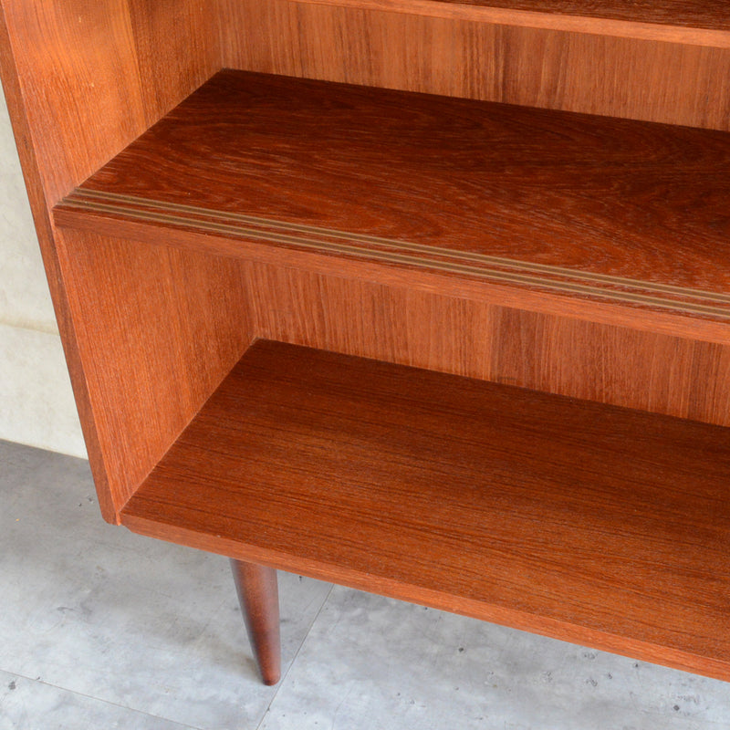 M様予約商品　デンマークヴィンテージ チークシェルフ(ガラス戸付）P-15