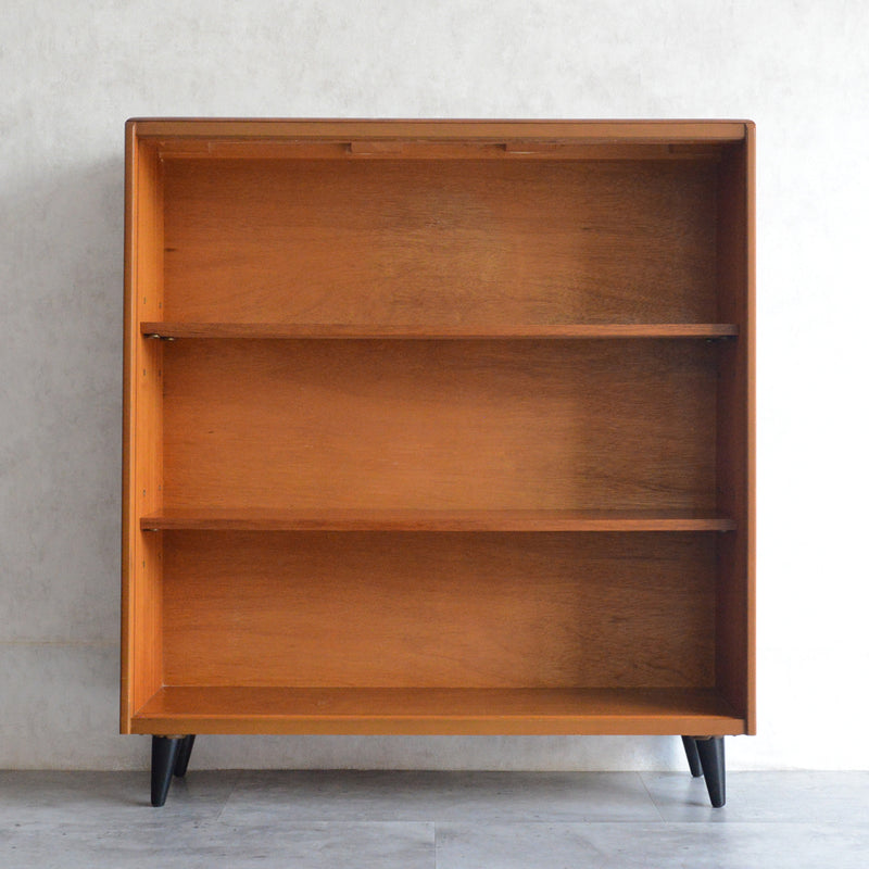 ミッドセンチュリー ヴィンテージ　ガラスキャビネット 96(天板剥離再塗装済）