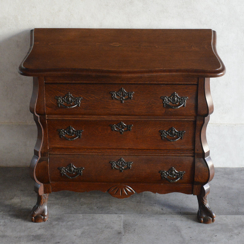 ベルギークラシック オーク 3段チェスト 04