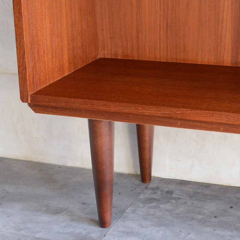 M様予約商品　デンマークヴィンテージ チークシェルフ(ガラス戸付）P-15