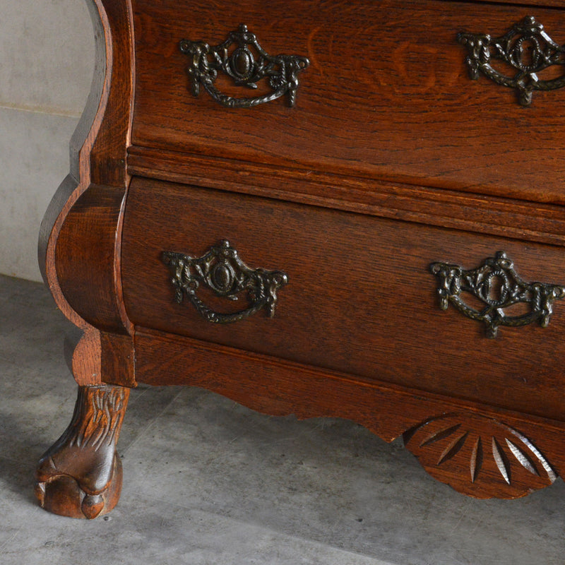 ベルギークラシック オーク 3段チェスト 04