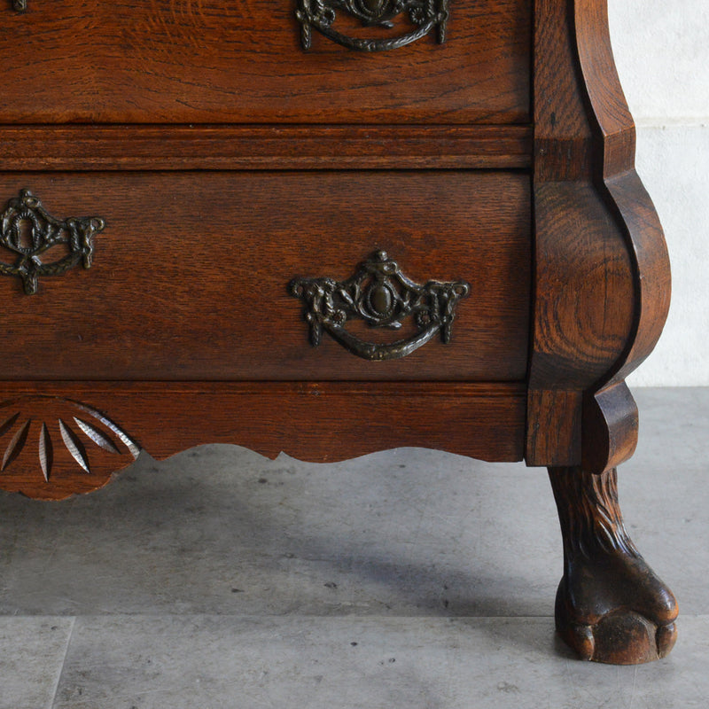 ベルギークラシック オーク 3段チェスト 04