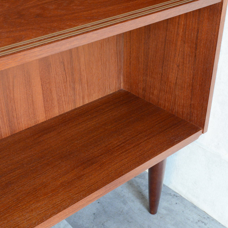 M様予約商品　デンマークヴィンテージ チークシェルフ(ガラス戸付）P-15