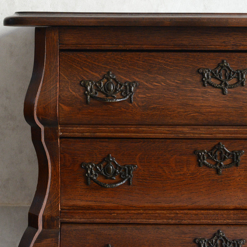 ベルギークラシック オーク 3段チェスト 04