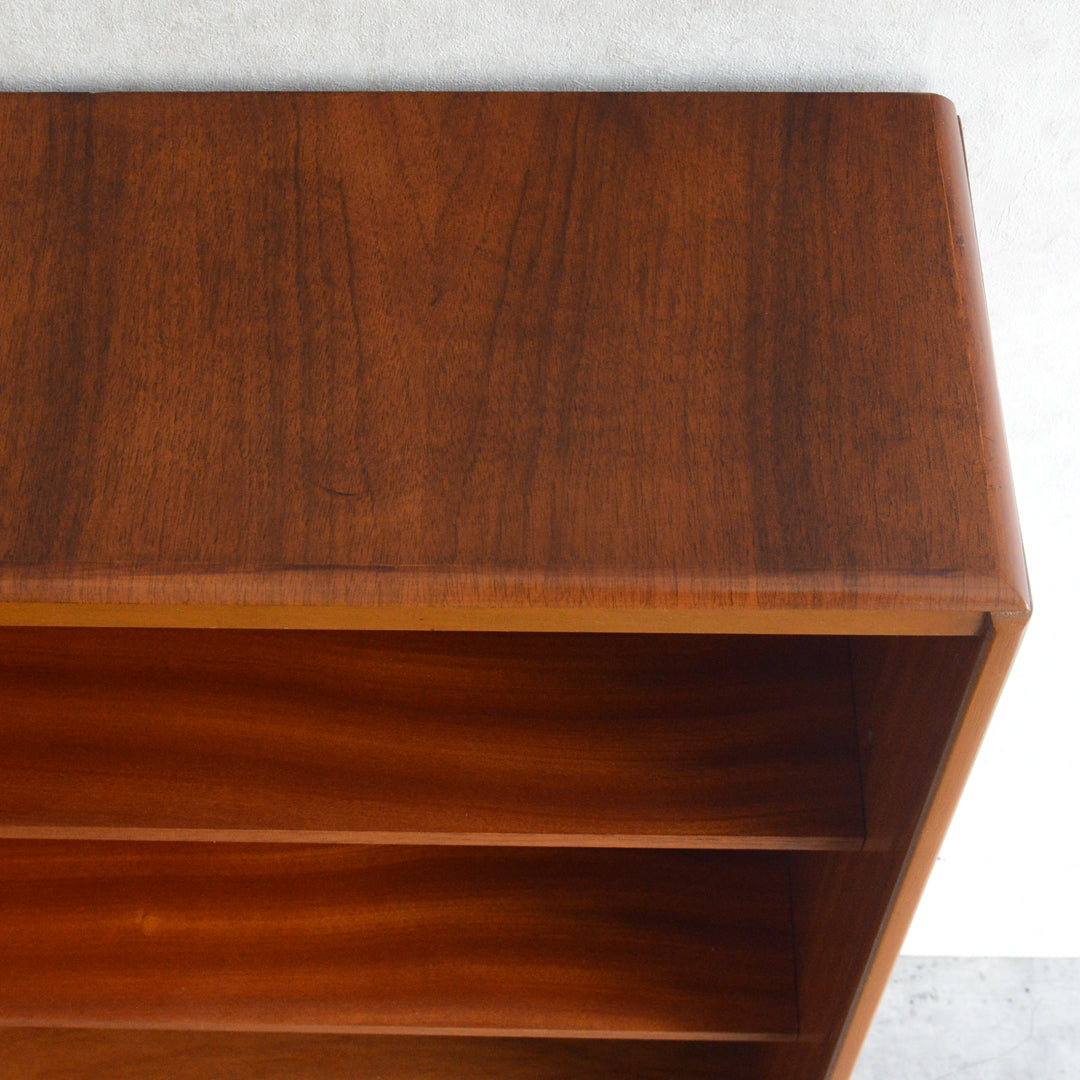 ミッドセンチュリー ヴィンテージ　ガラスキャビネット 96(天板剥離再塗装済）